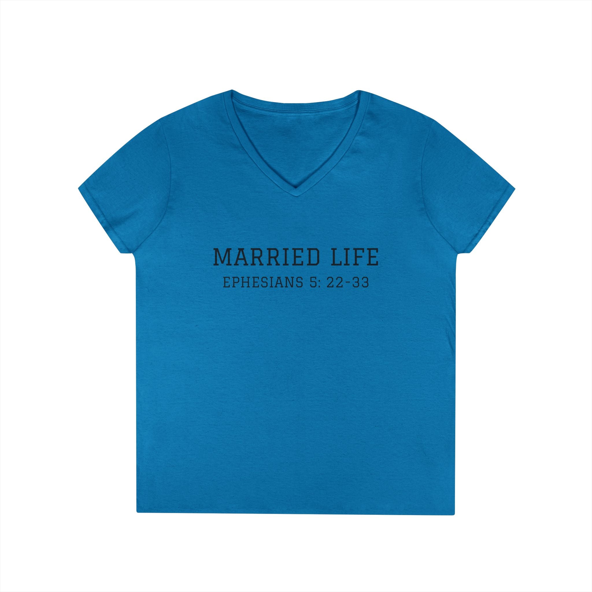 The Wive's Married Life Ladies V-Neck T-Shirt