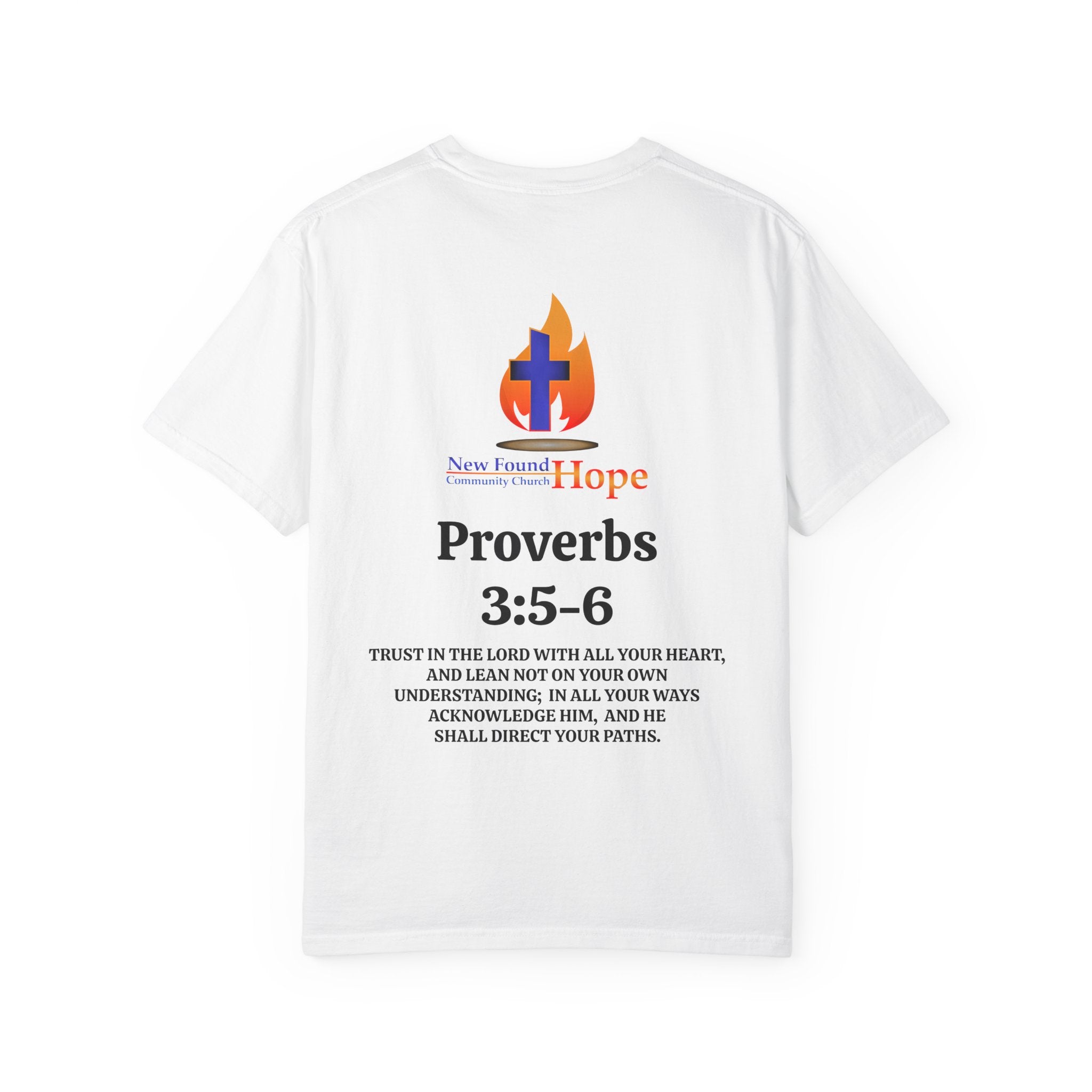 NFHCC Proverbs 3:5-6 Heavyweight Tee