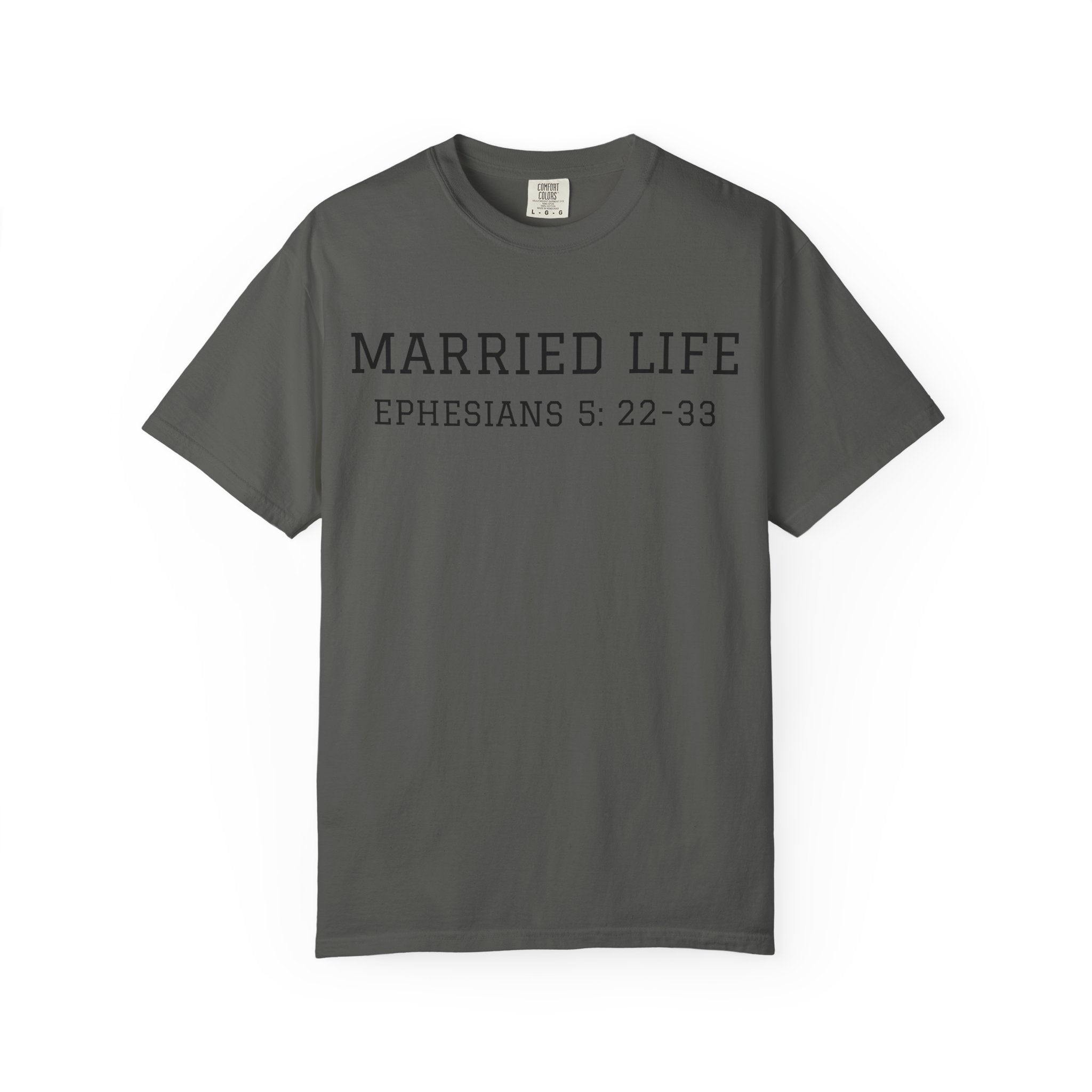 The Husband's Married Life Heavyweight Tee