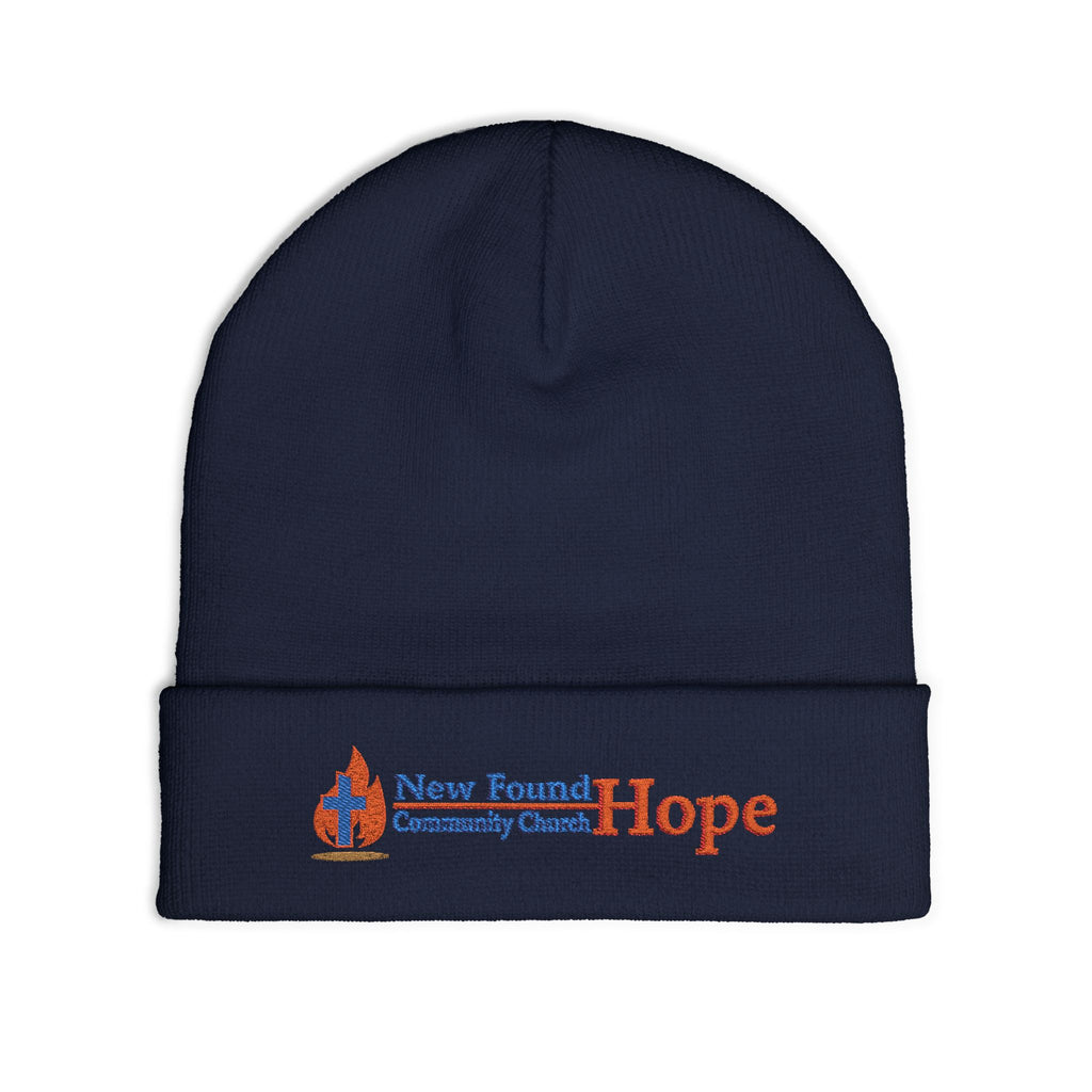 New Found Hope Embroidered Knit Beanie