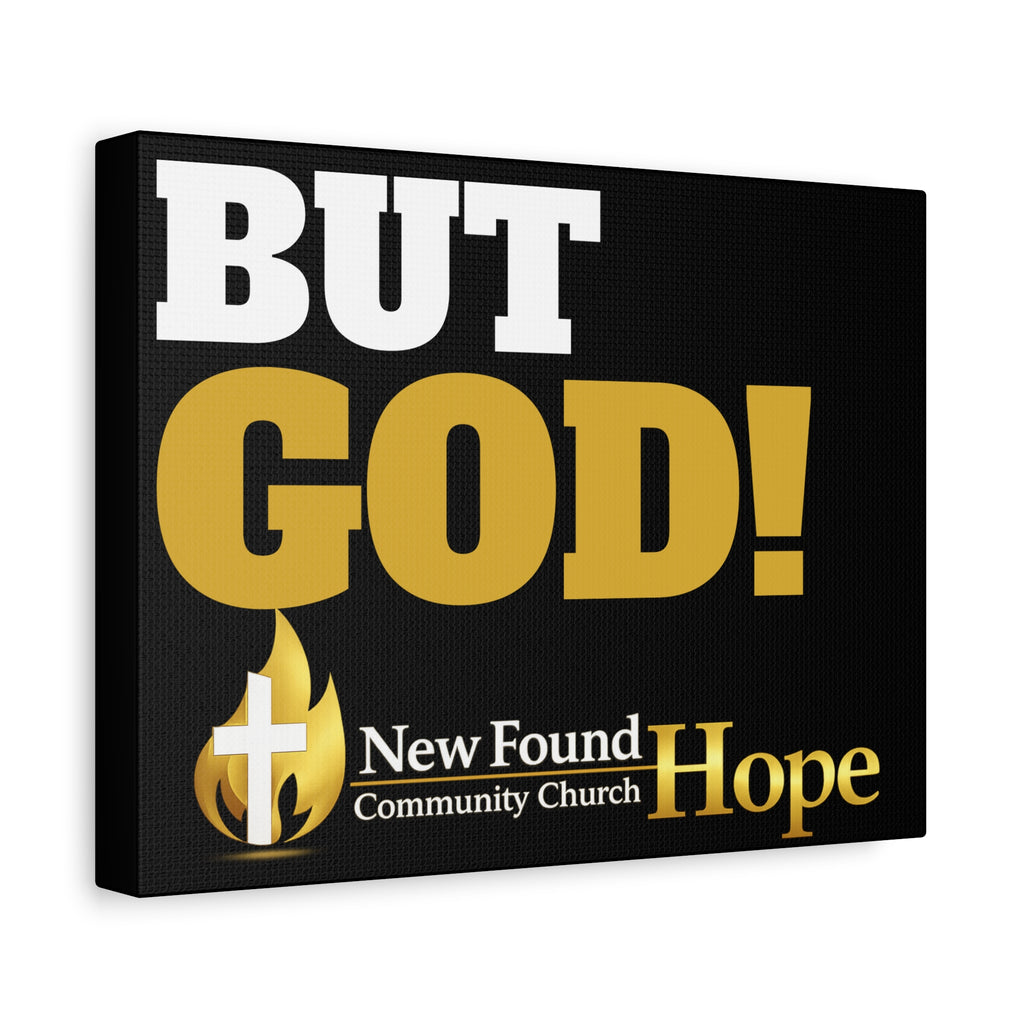 BUT GOD! Matte Canvas, Stretched, 1.25" Thick