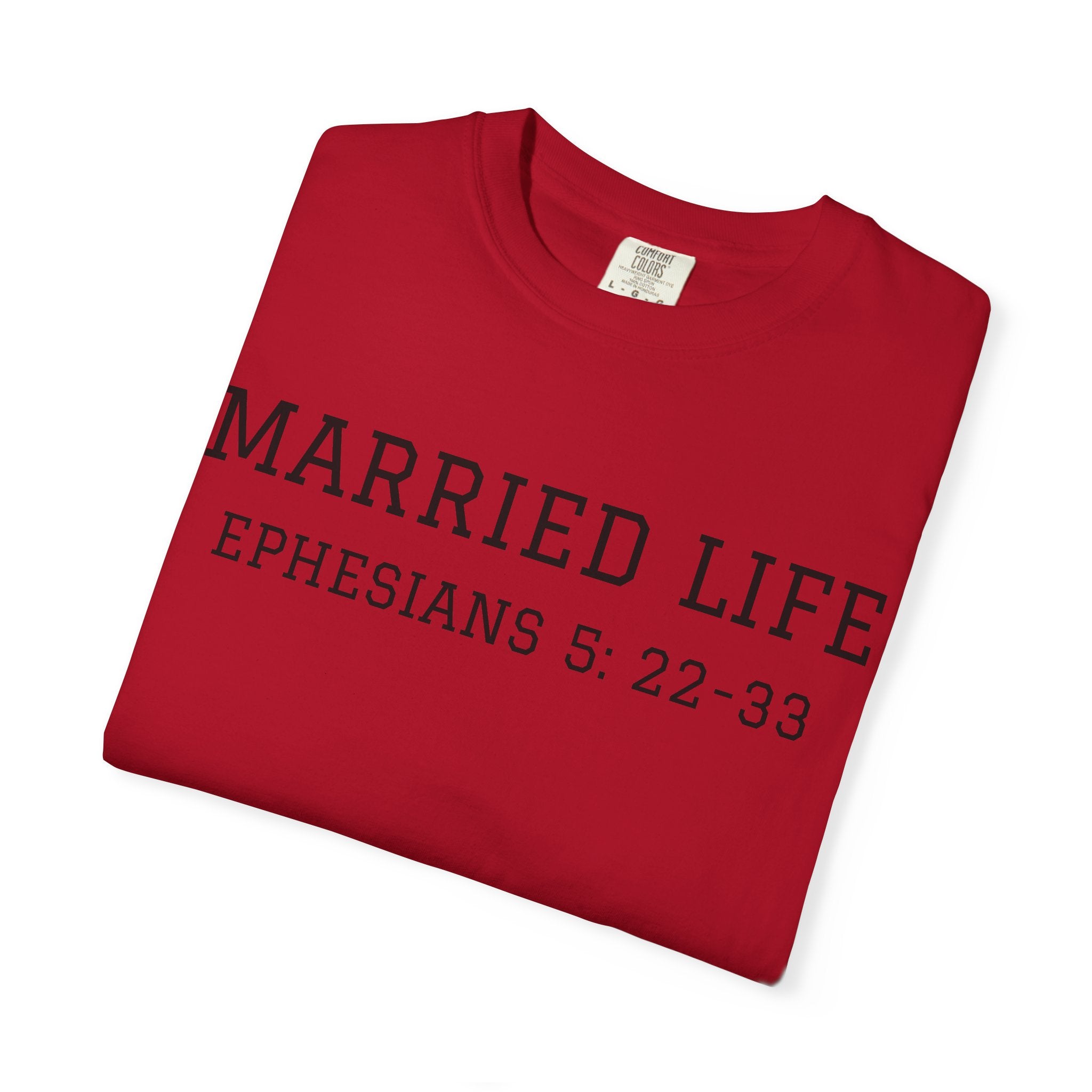 The Husband's Married Life Heavyweight Tee