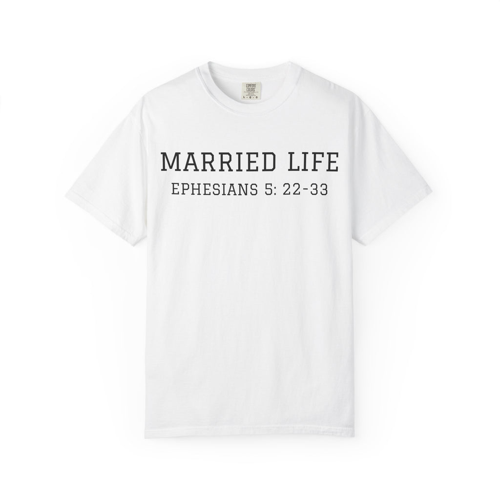 The Husband's Married Life Heavyweight Tee