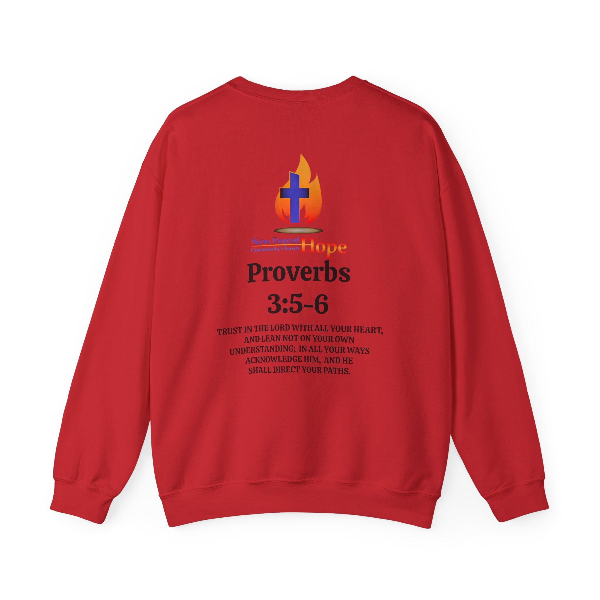 New Found Hope Proverbs 3:5-6 Crewneck Sweatshirt