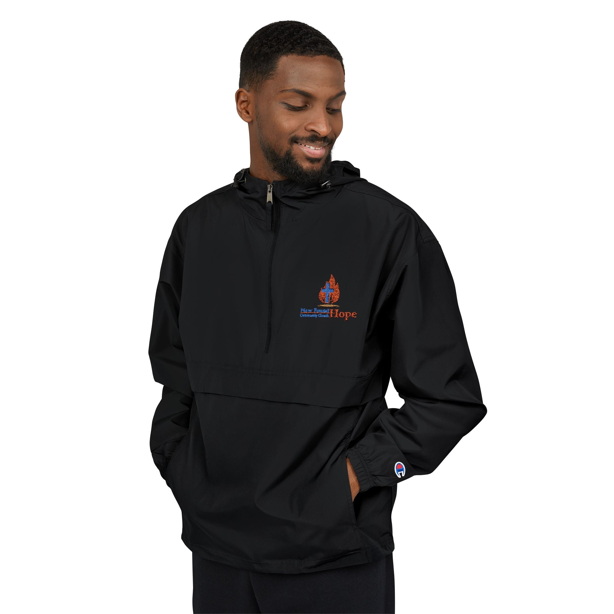 NFHCC Packable Polyester Windbreaker Jacket