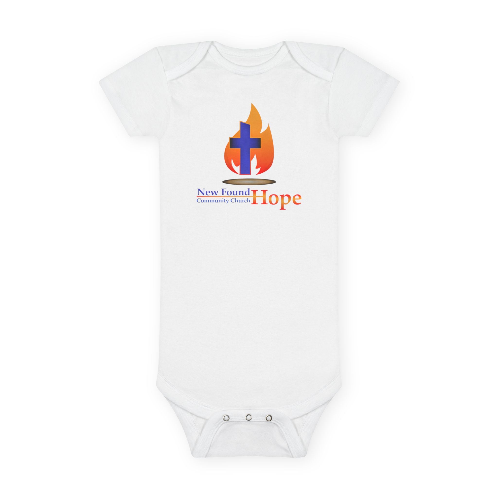 NFHCC Logo Baby Short Sleeve Onesie